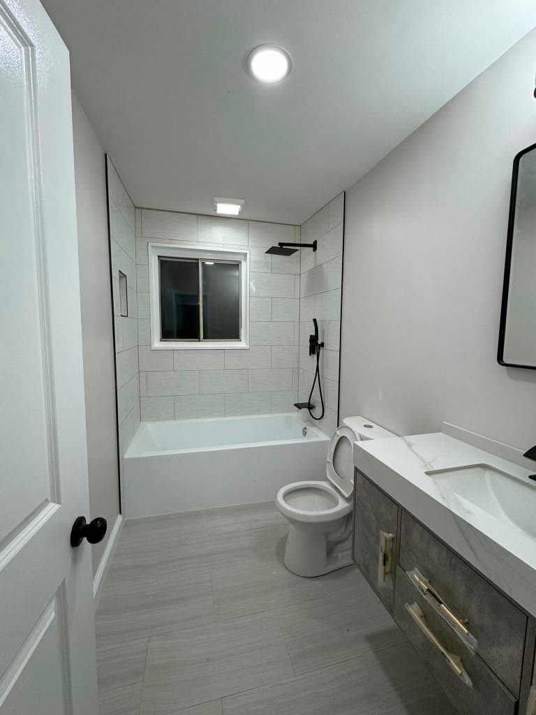 Tub and shower combo remodel